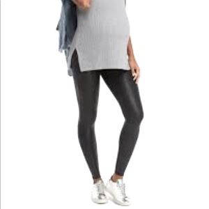 Spanx Mama Faux Leather Leggings